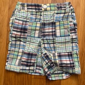 E Land Plaid Shorts 2T